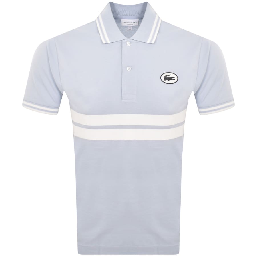Lacoste Short Sleeved Polo T Shirt BlueLacoste Short Sleeved Polo T Shirt Blue Male 5 XL